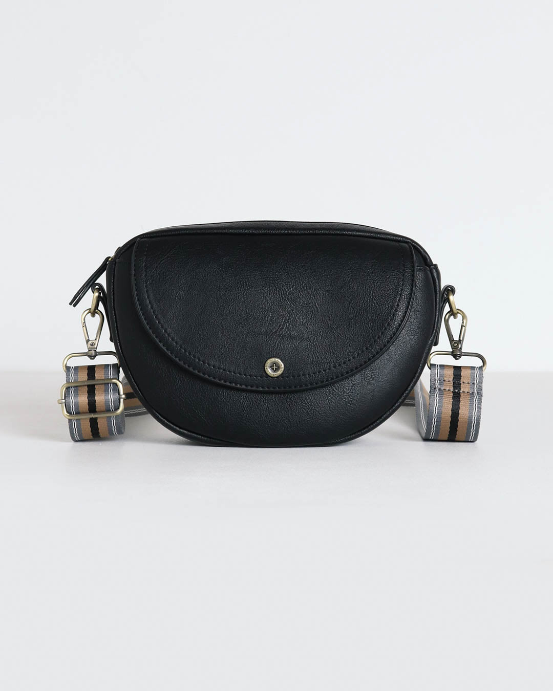 Luna Women's Half Moon Crossbody Camera Bag Black – Ollie Nic