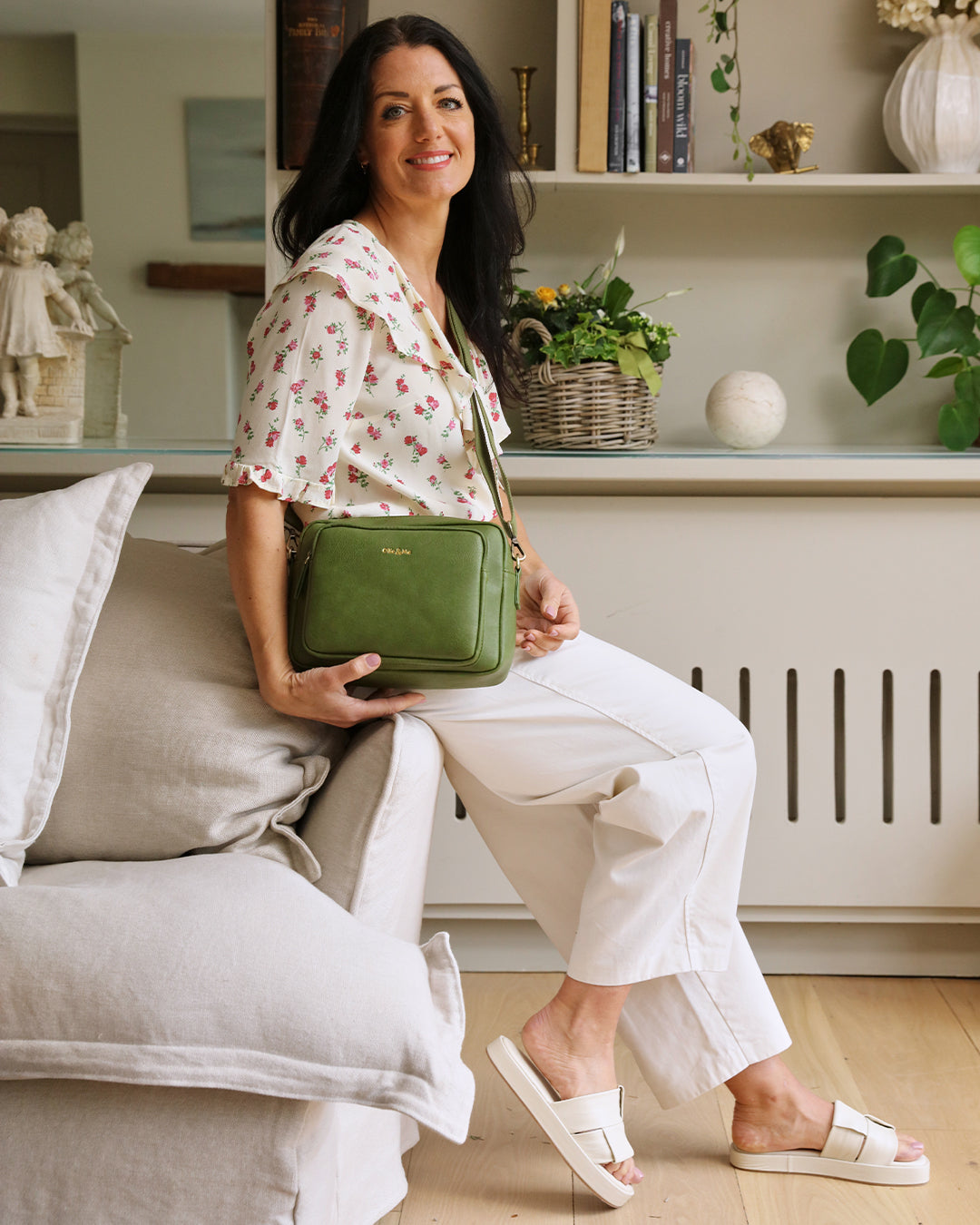 Bertie Maxi Crossbody - Apple Green