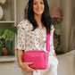 Bertie Maxi Crossbody - Fuchsia