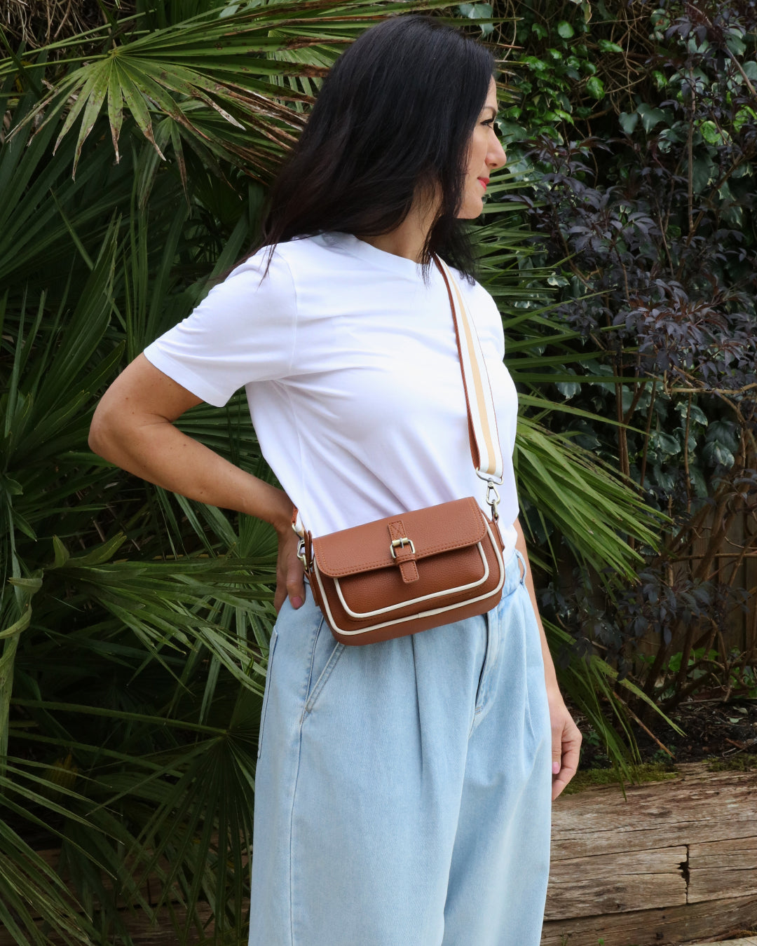 Suzie Mini Satchel - Tan