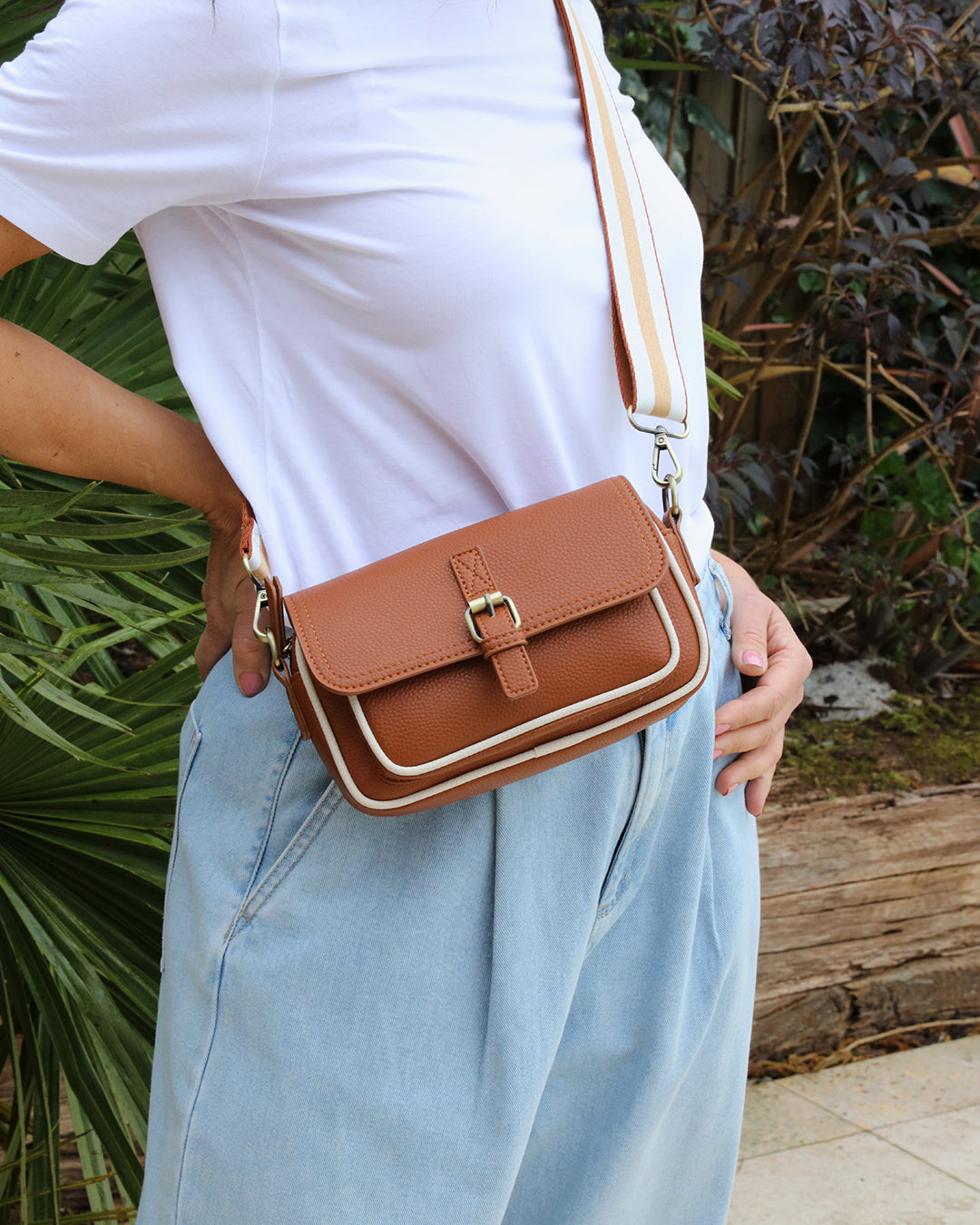 Suzie Mini Satchel - Tan