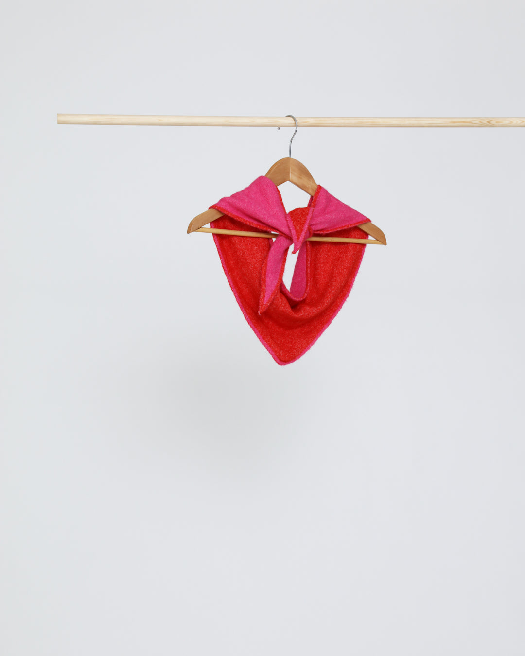 Paige Triangle Scarf - Red/Pink
