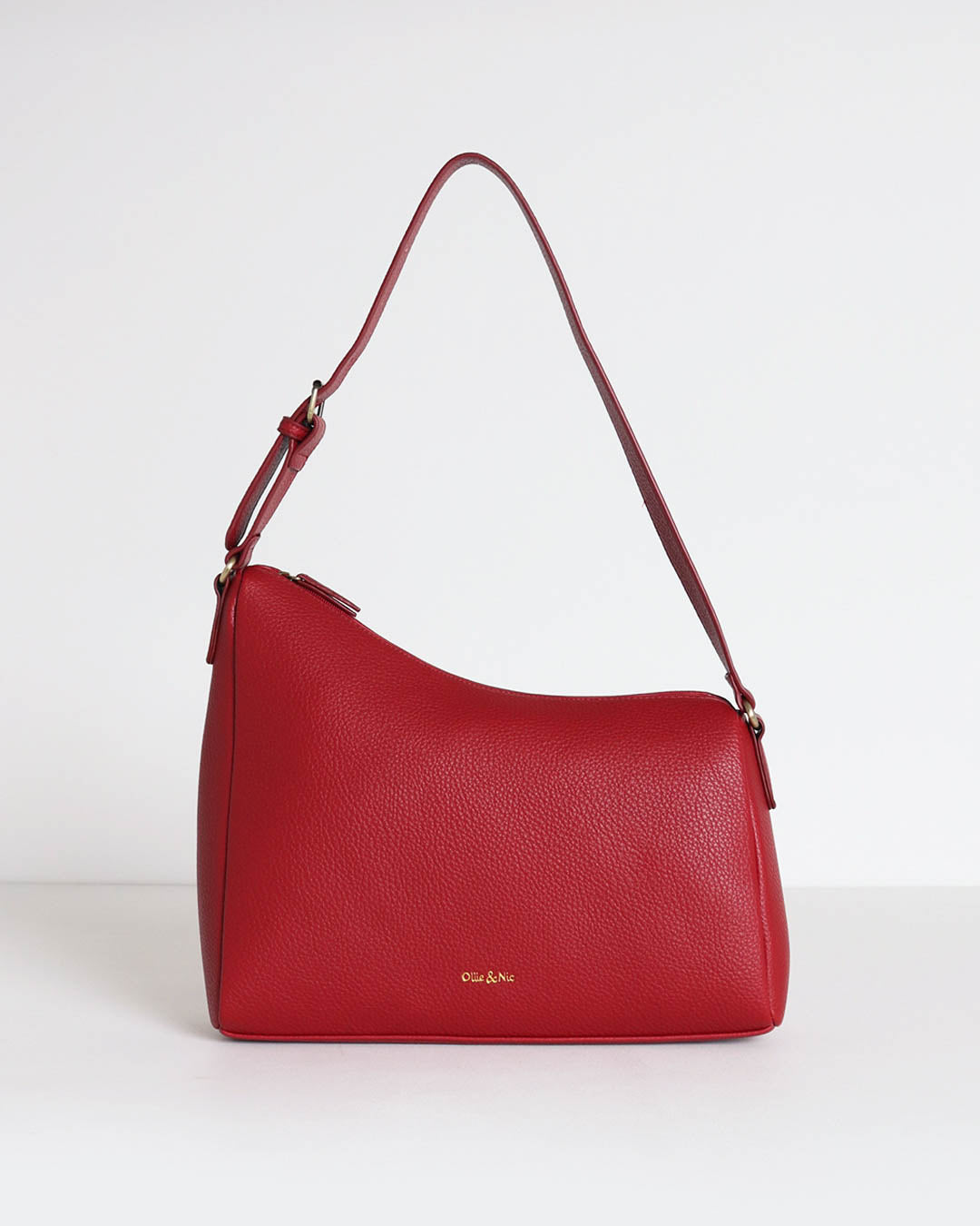 Aisha Shoulder Bag - Cherry Red