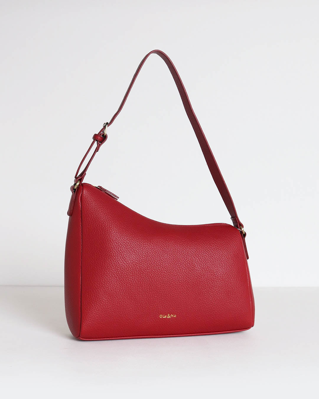 Aisha Shoulder Bag - Cherry Red