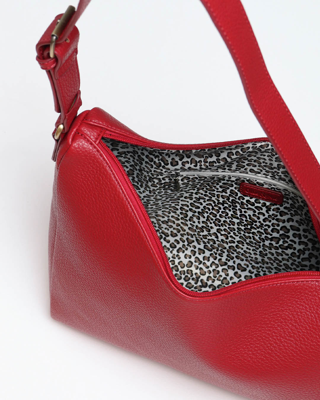 Aisha Shoulder Bag - Cherry Red