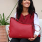 Aisha Shoulder Bag - Cherry Red