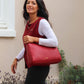 Aisha Shoulder Bag - Cherry Red