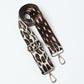 Animal Print Webbing Strap - Silver Hardware