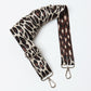 Animal Print Webbing Strap - Silver Hardware