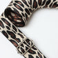 Animal Print Webbing Strap - Silver Hardware