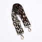 Animal Print Webbing Strap - Beige