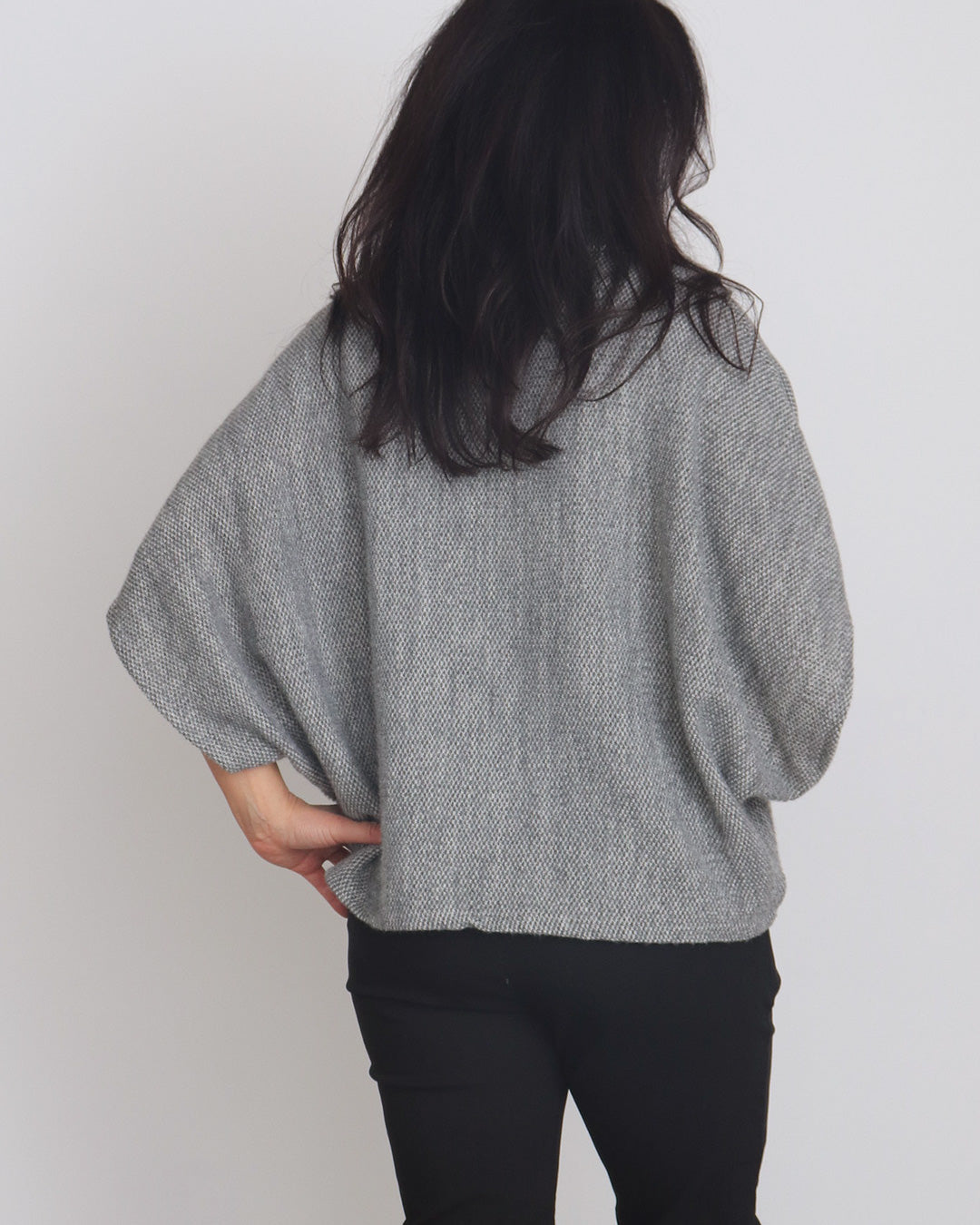 Light online poncho sweater