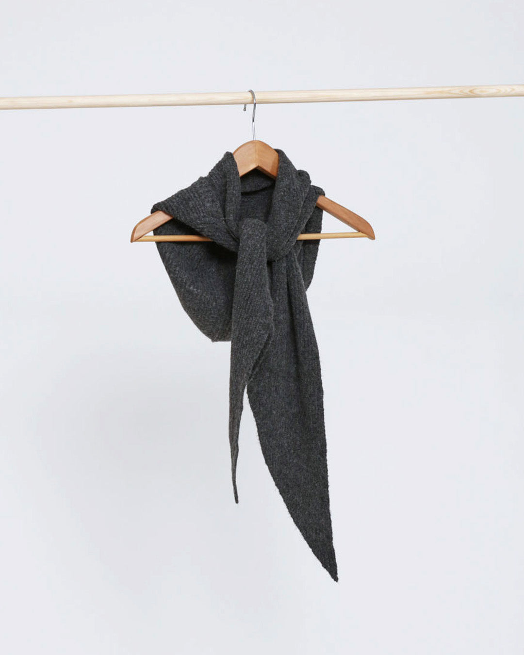 Claudia Hood Scarf - Grey