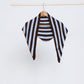 Mya Triangle Scarf - Brown/Blue