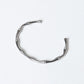 Bamboo Bangle - Silver
