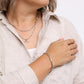 Bamboo Bangle - Silver