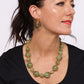 Bead Statement Necklace - Green