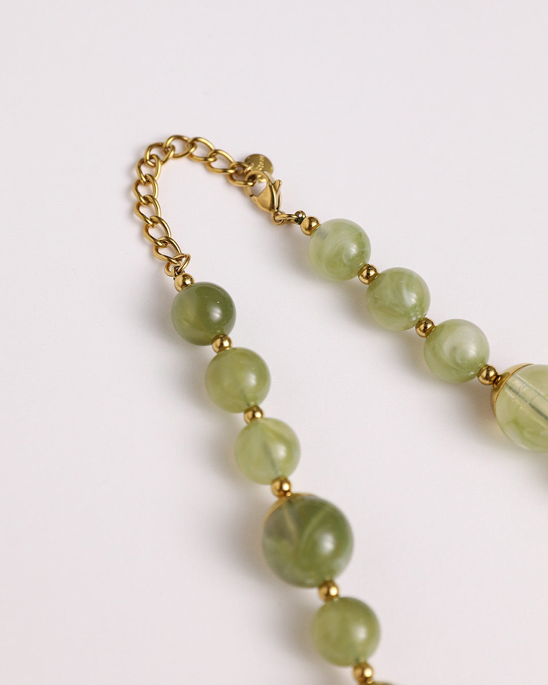 Bead Statement Necklace - Green