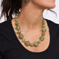 Bead Statement Necklace - Green