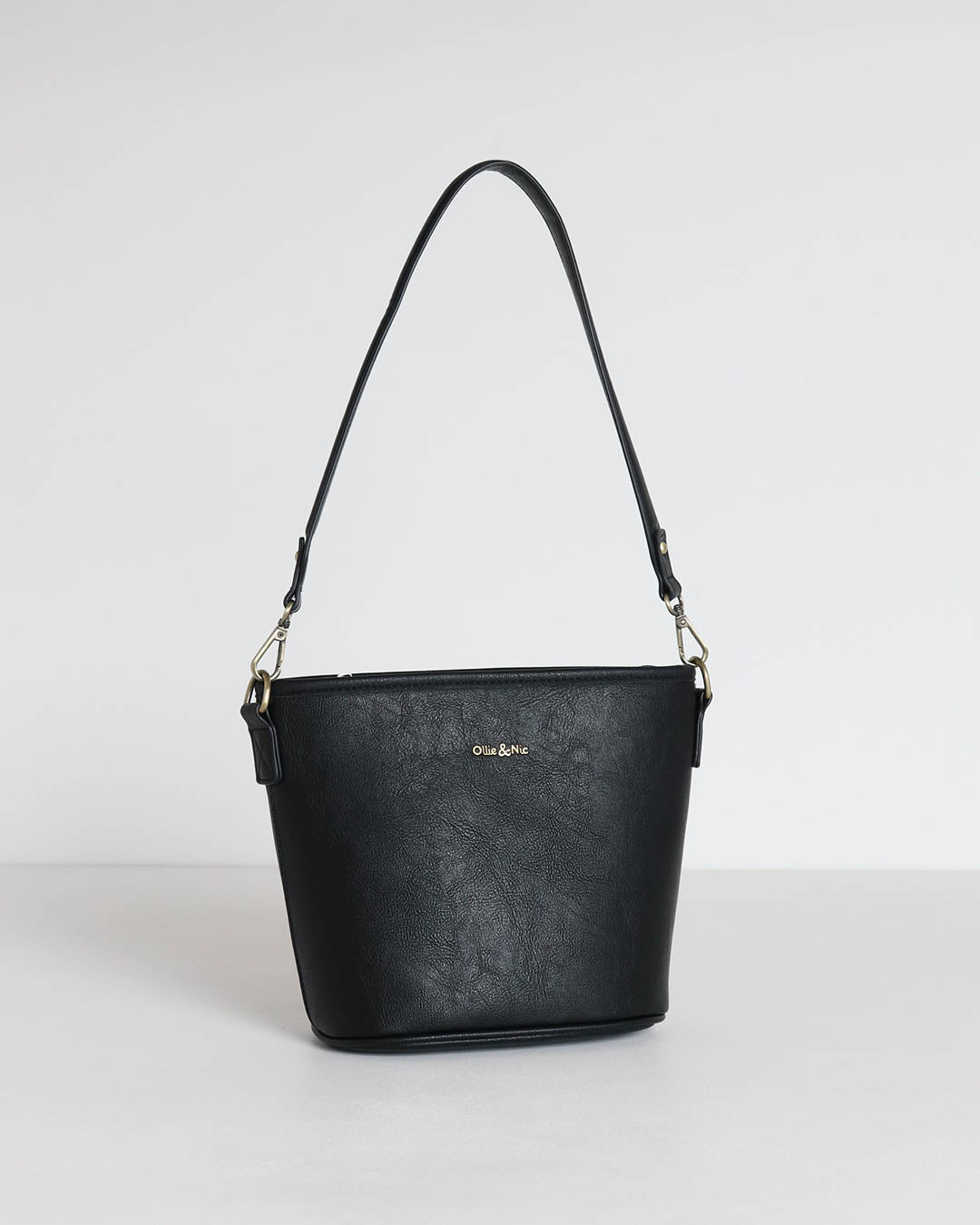 Bella Mini Bucket Bag - Black