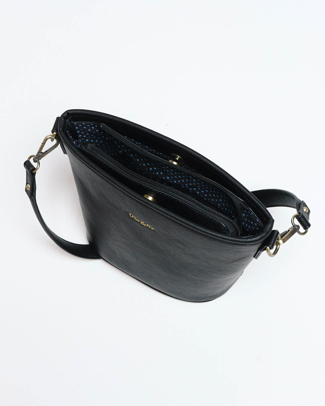 Bella Mini Bucket Bag - Black