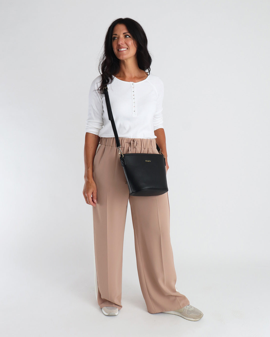 Bella Mini Bucket Bag - Black