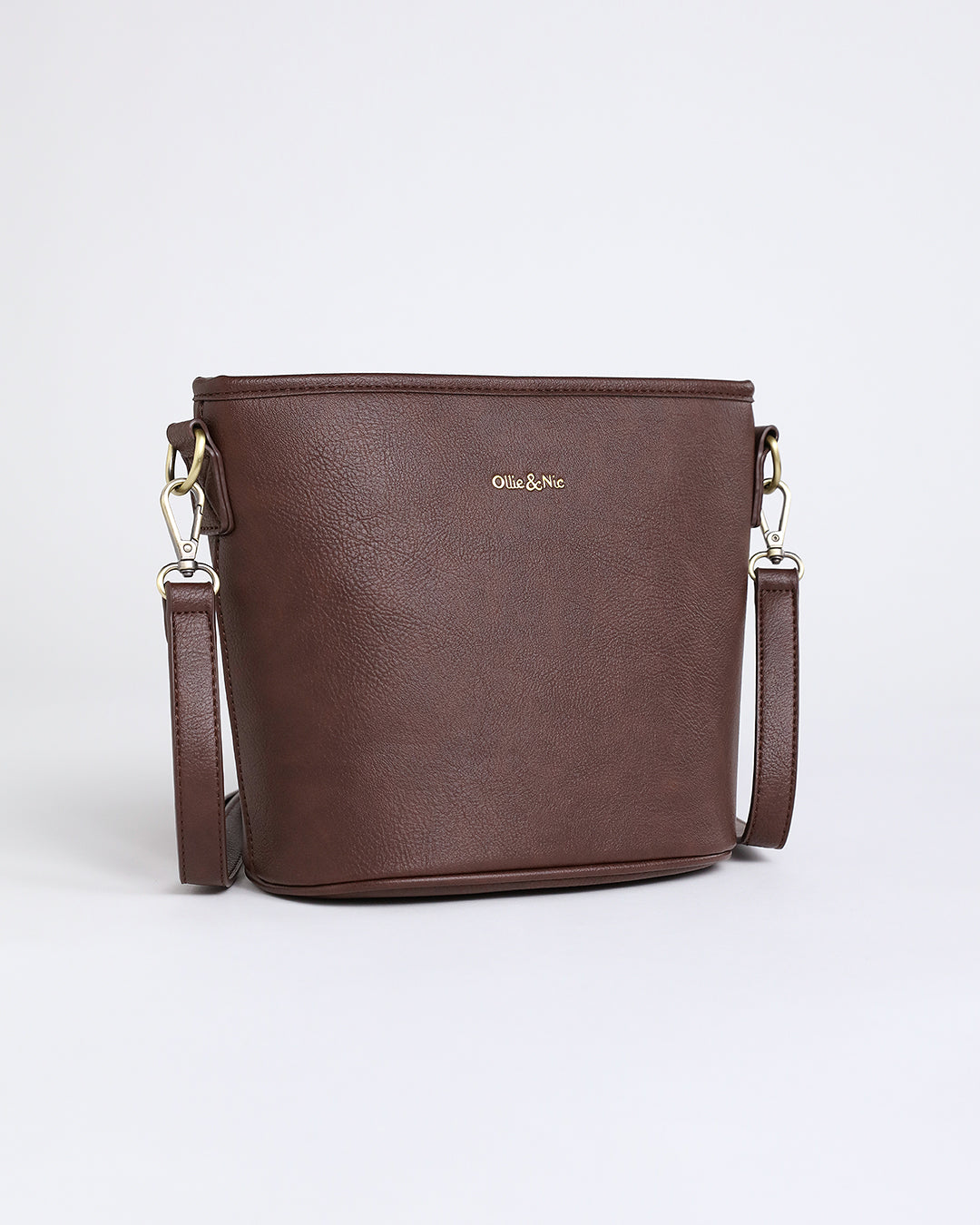 Bella Mini Bucket Bag - Chocolate