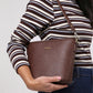 Bella Mini Bucket Bag - Chocolate