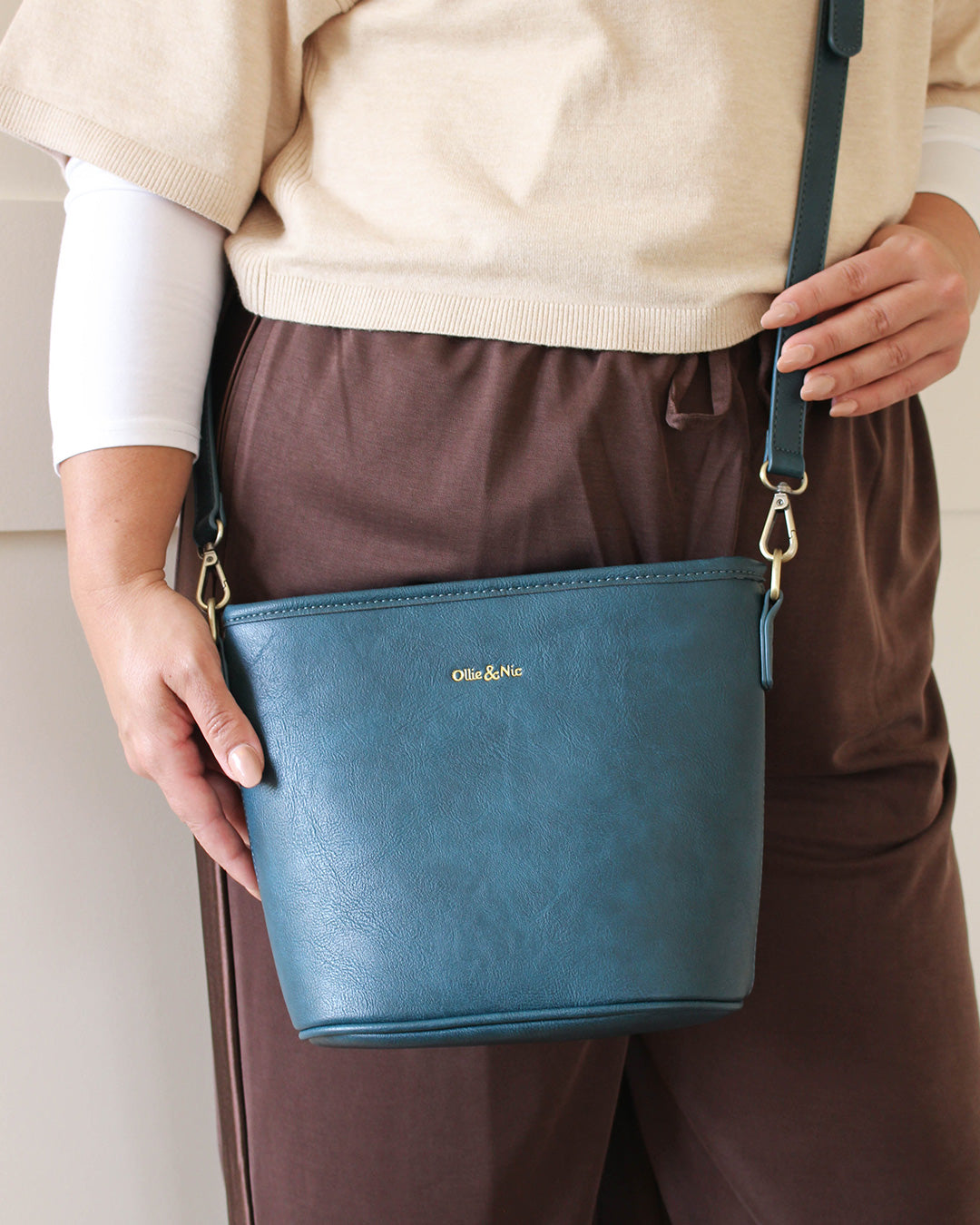 Bella Mini Bucket Bag - Teal