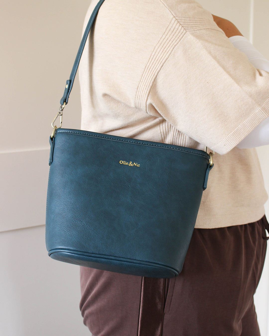 Bella Mini Bucket Bag - Teal