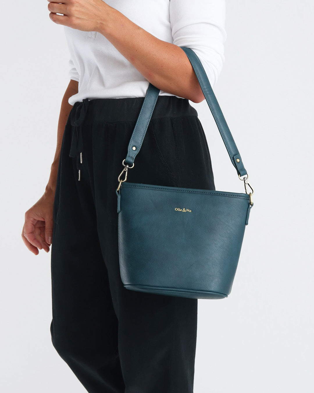 Bella Mini Bucket Bag - Teal