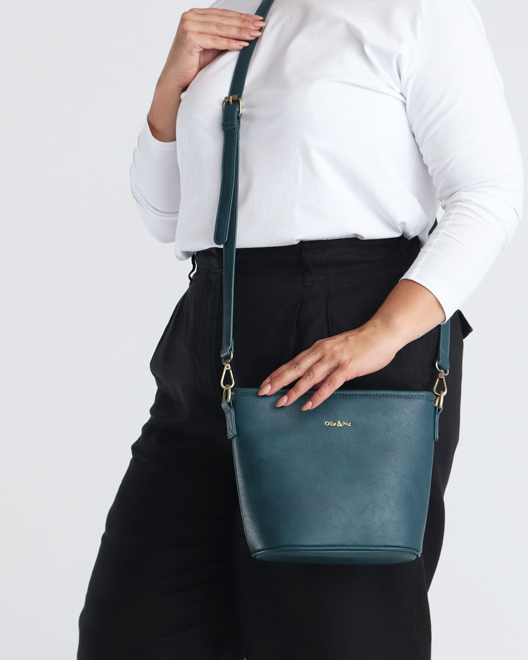 Bella Mini Bucket Bag - Teal