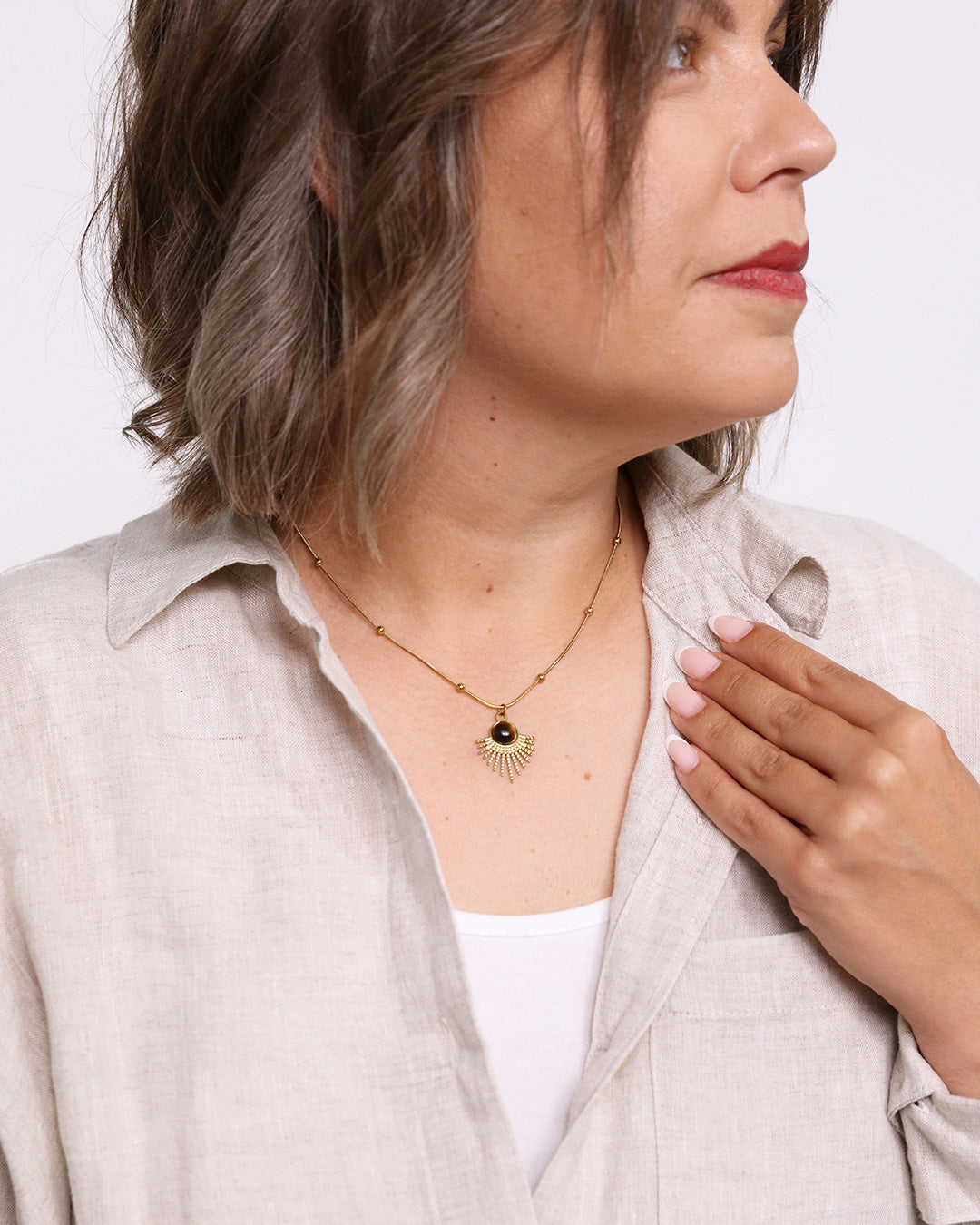 Belle Necklace - Gold