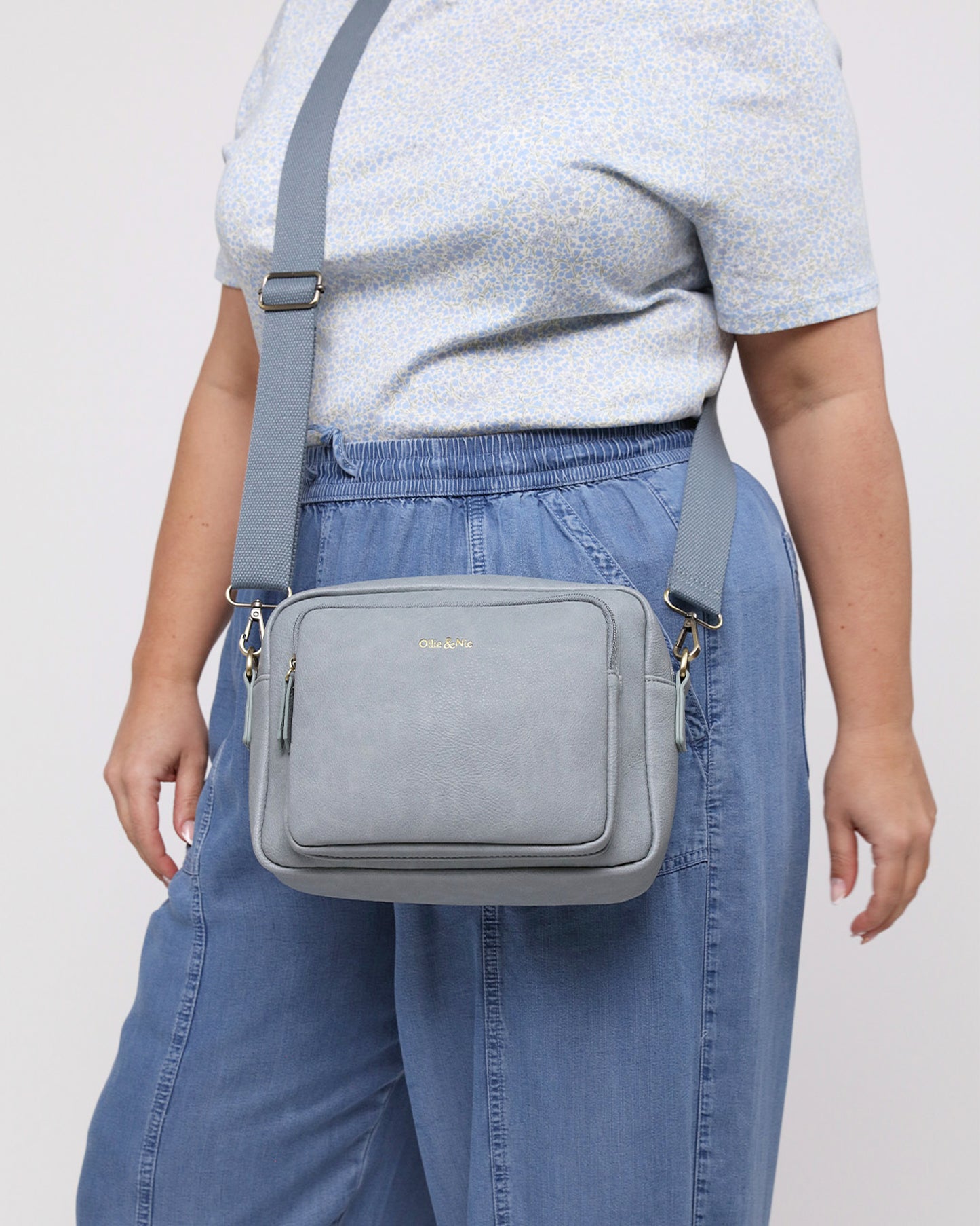 Bertie Maxi Crossbody - Duck Egg
