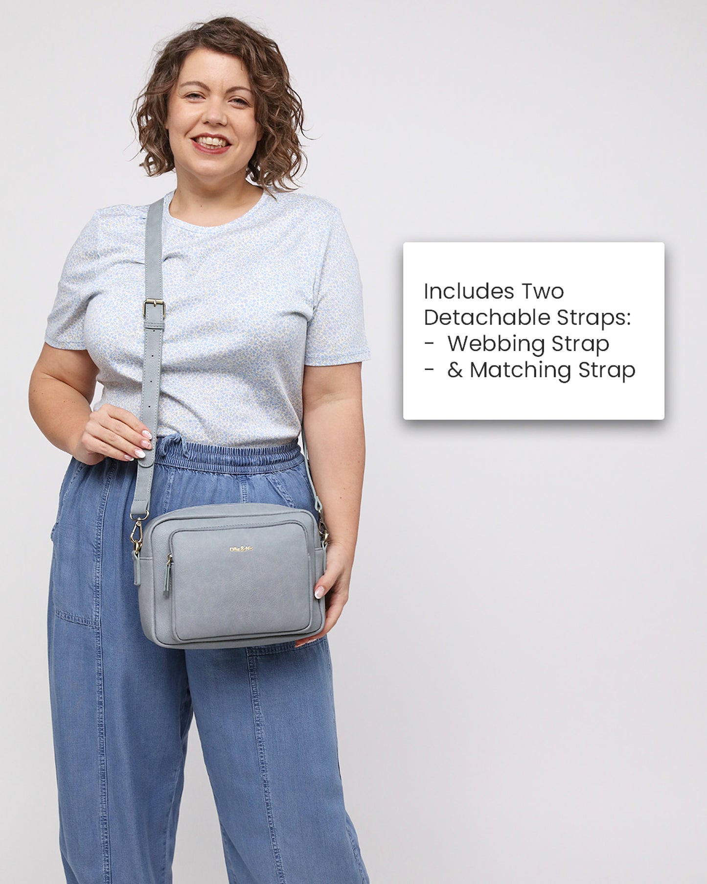 Bertie Maxi Crossbody - Duck Egg