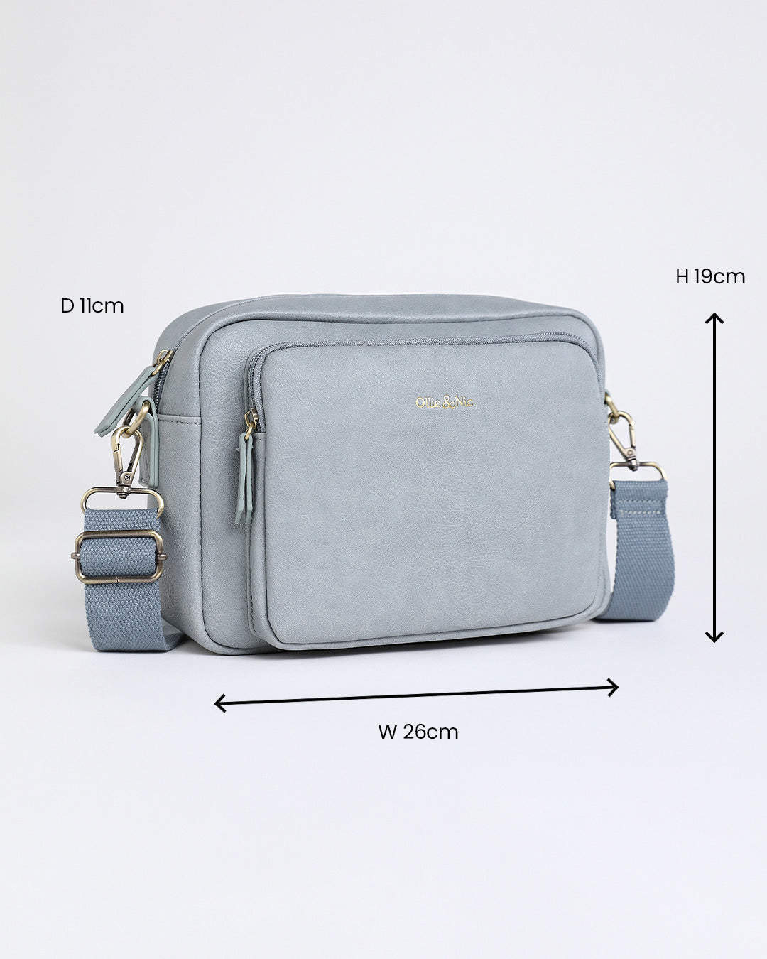 Bertie Maxi Crossbody - Duck Egg
