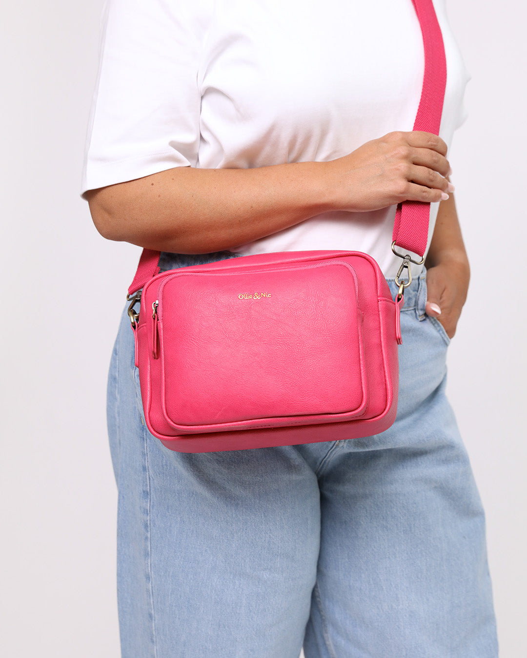 Bertie Maxi Crossbody - Fuchsia