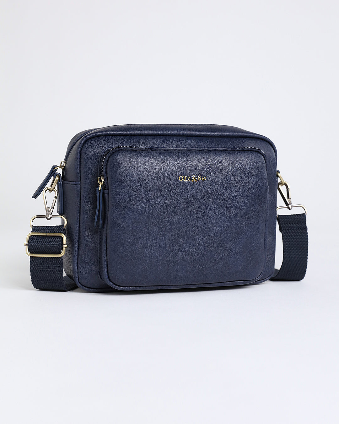 Bertie Women's Maxi Crossbody Camera Bag - Navy – Ollie & Nic