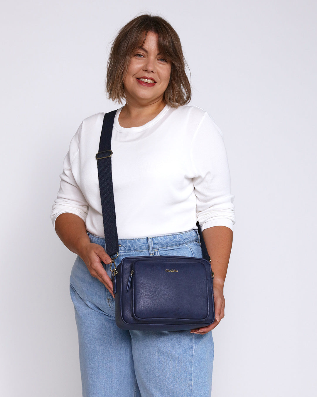 Bertie Maxi Crossbody - Navy