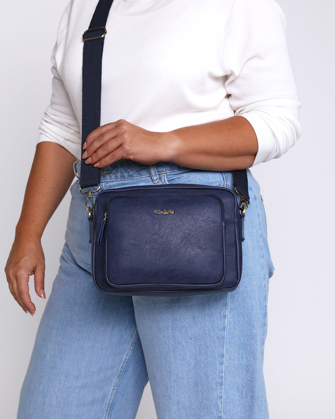 Bertie Maxi Crossbody - Navy