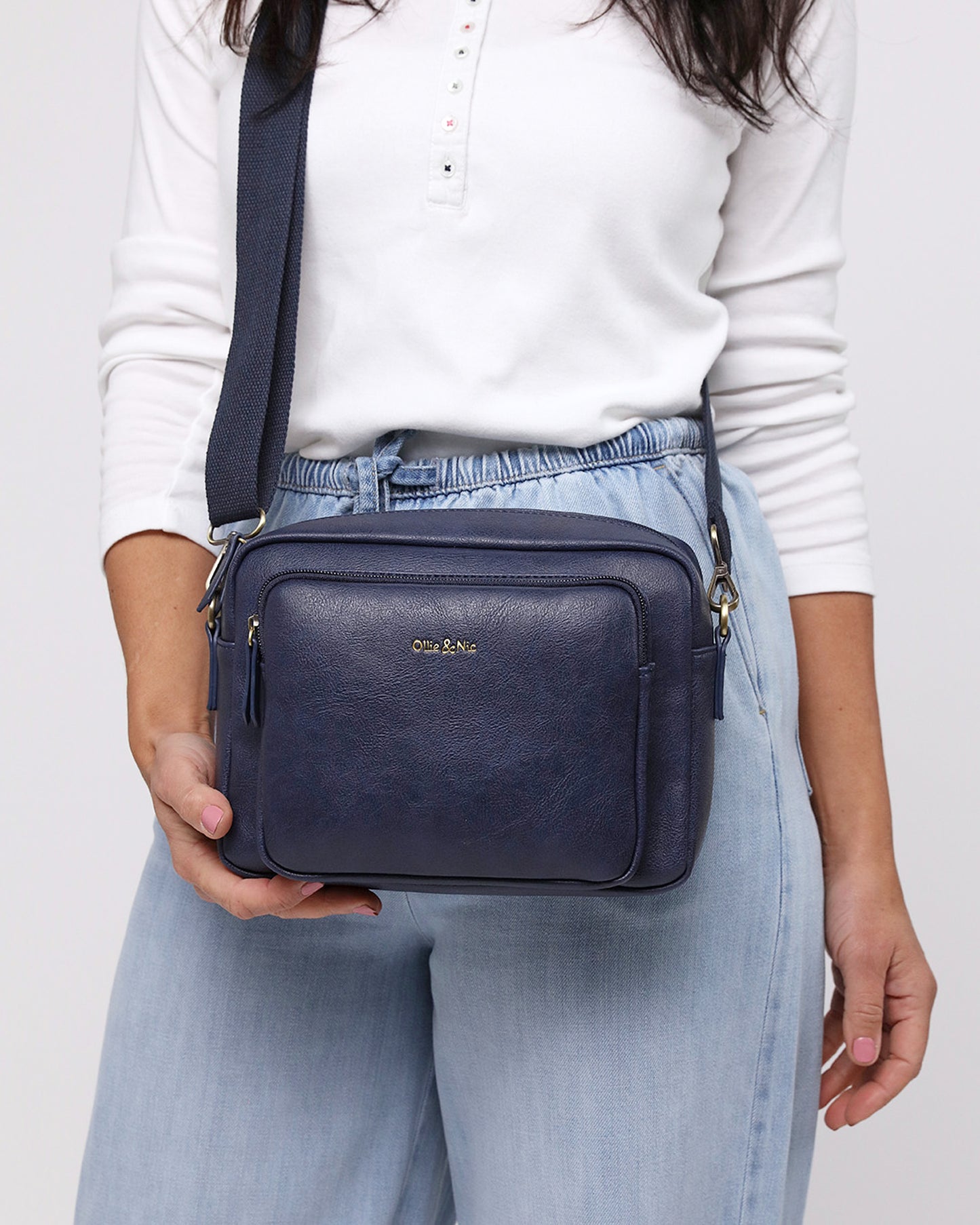 Bertie Maxi Crossbody - Navy