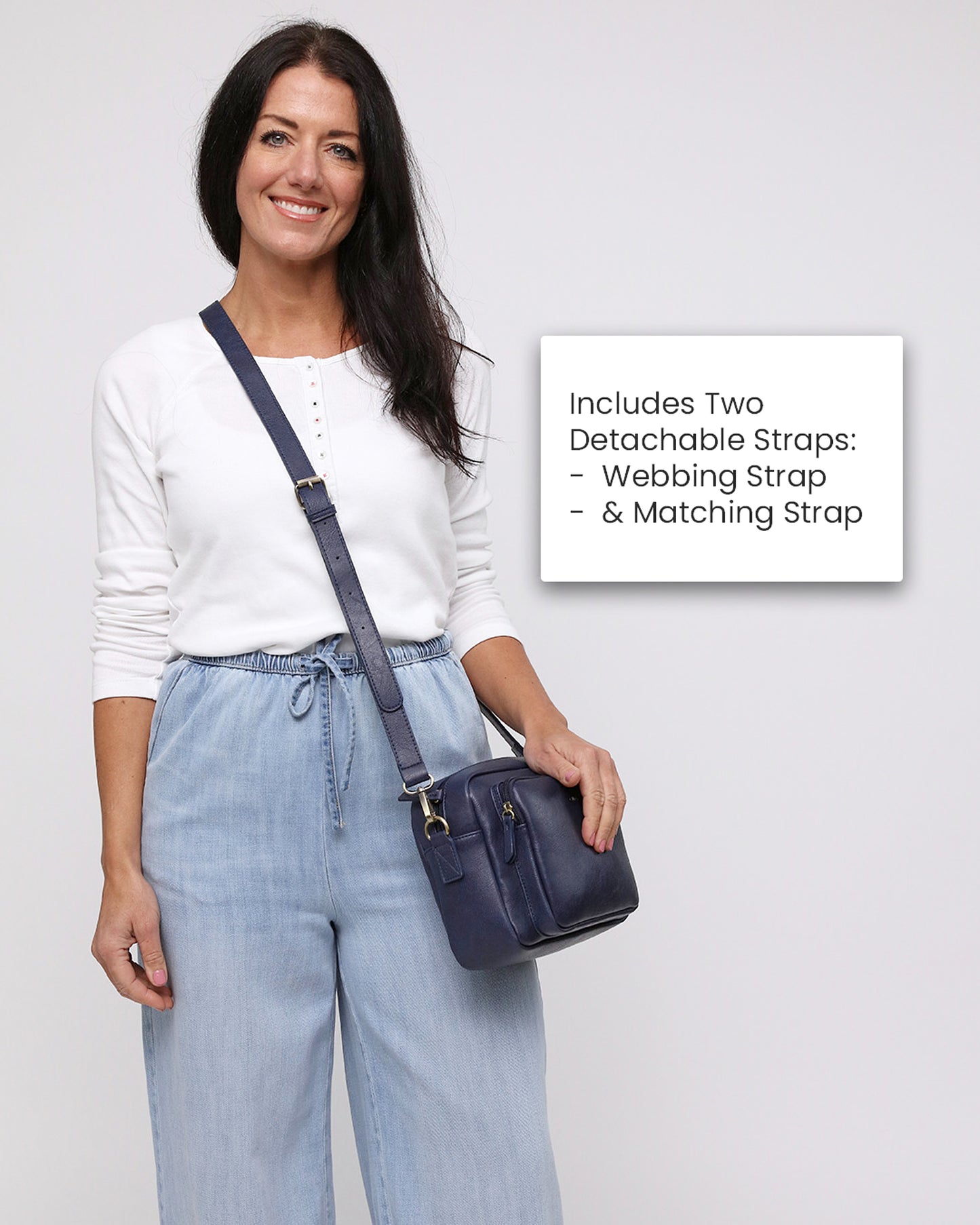 Bertie Maxi Crossbody - Navy