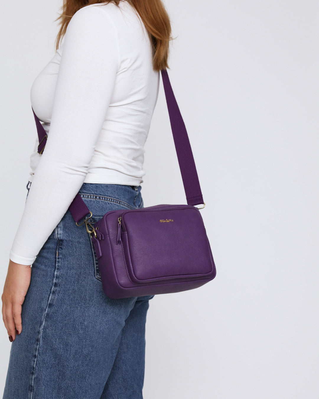 Bertie Maxi Crossbody - Purple