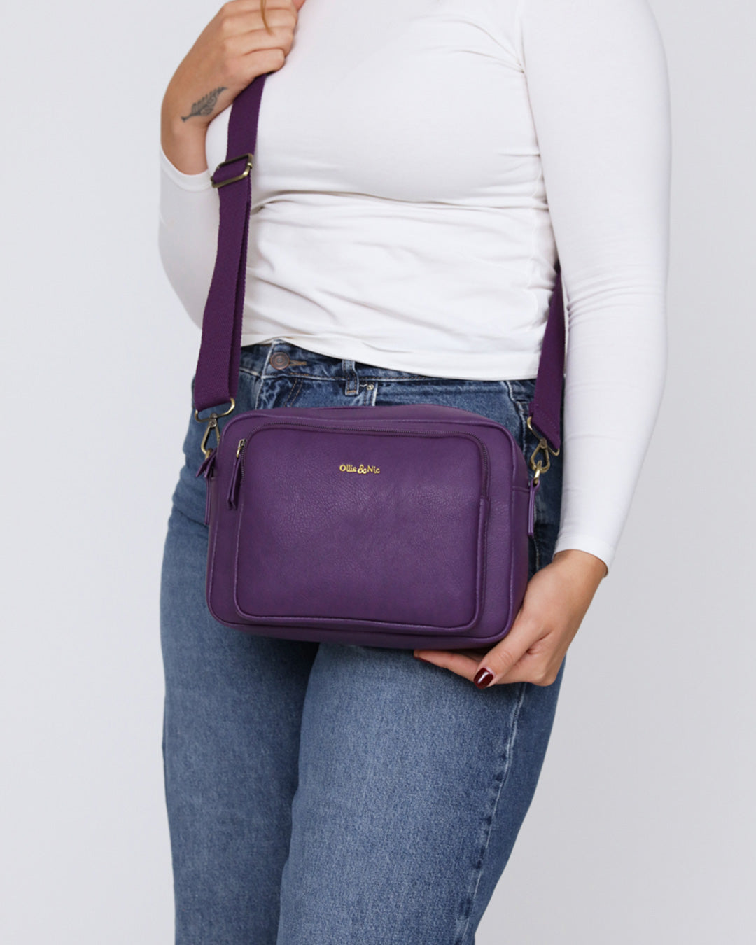 Bertie Maxi Crossbody - Purple