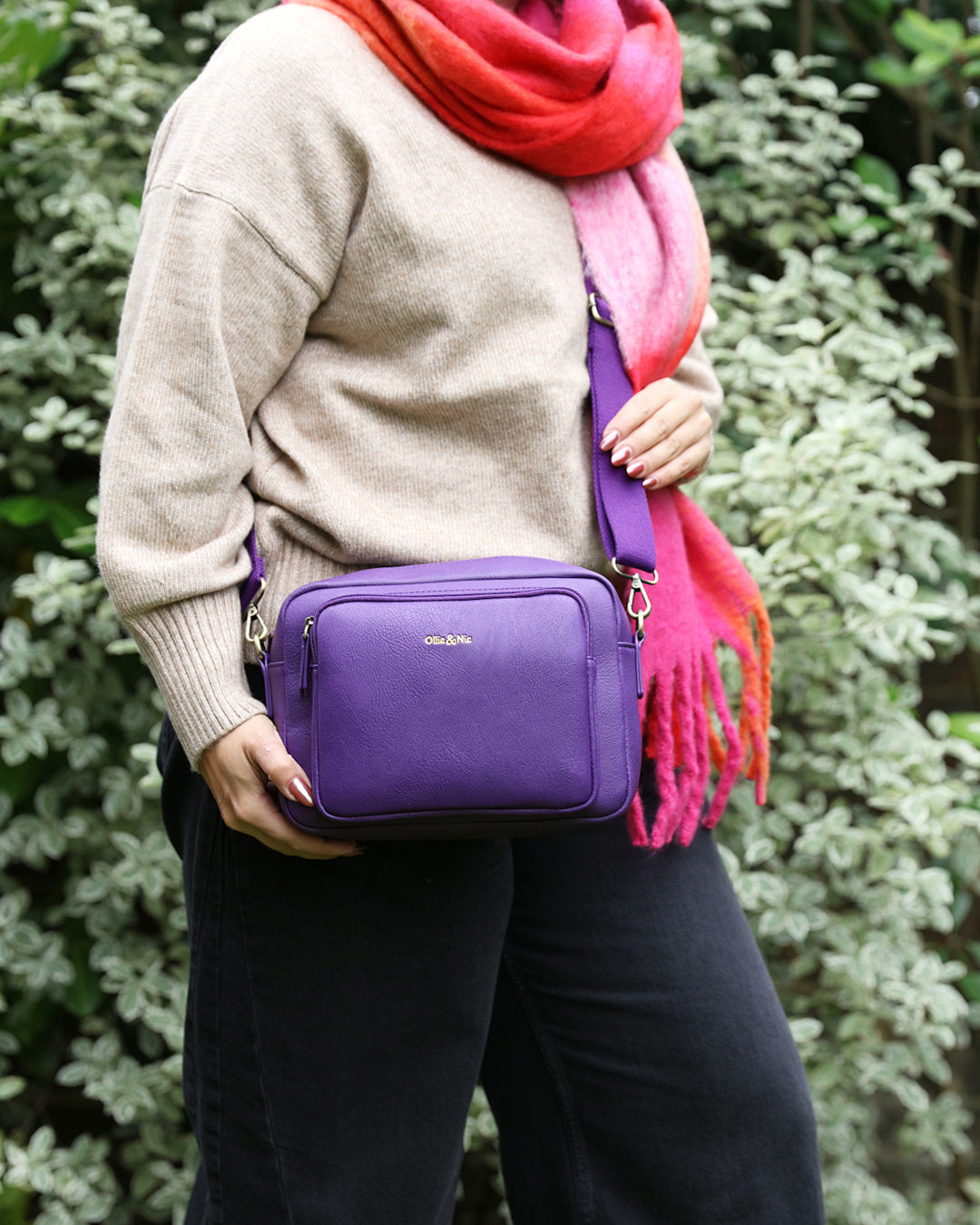 Bertie Maxi Crossbody - Purple