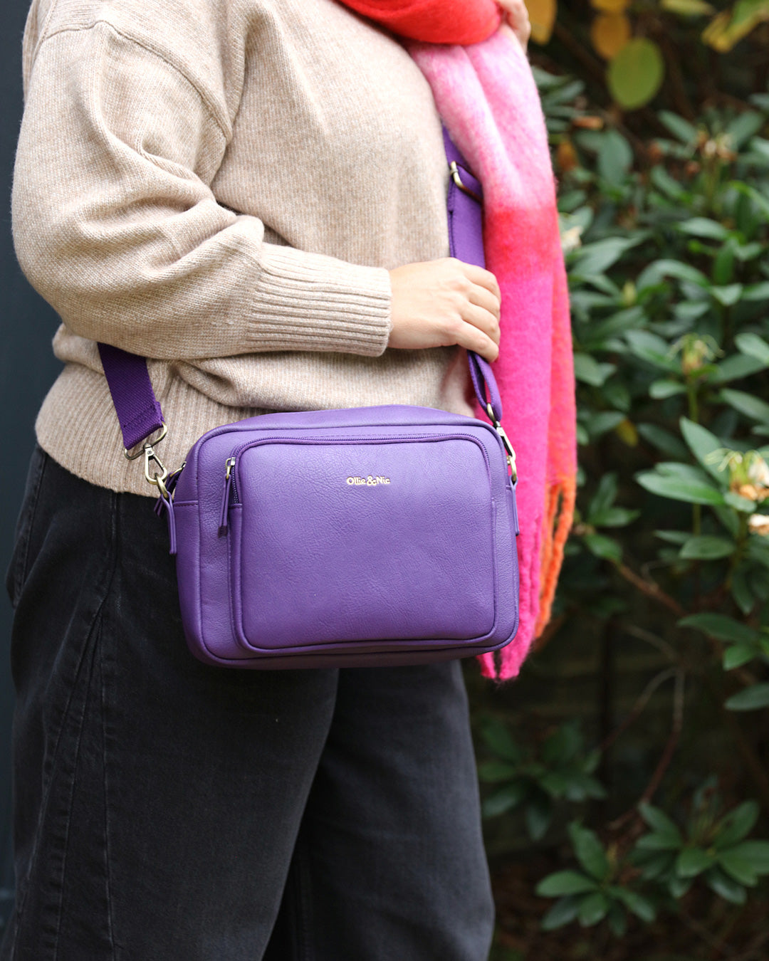 Bertie Maxi Crossbody - Purple