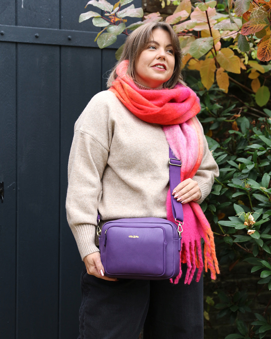 Bertie Maxi Crossbody - Purple