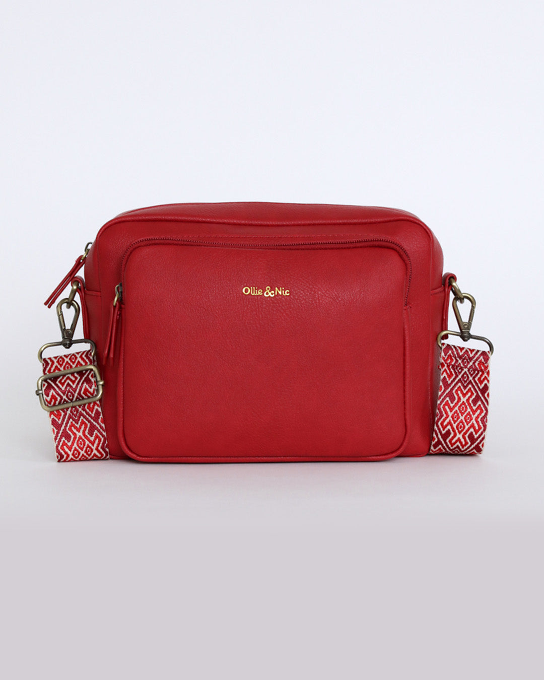 Bertie Maxi Crossbody - Red
