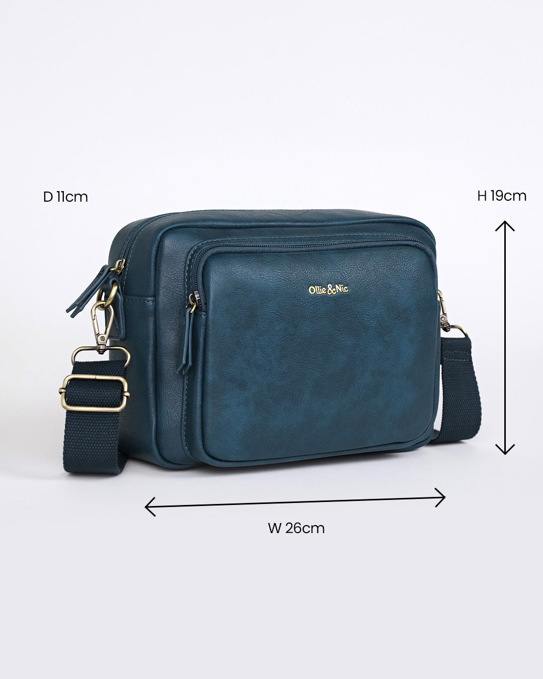 Bertie Maxi Crossbody - Teal