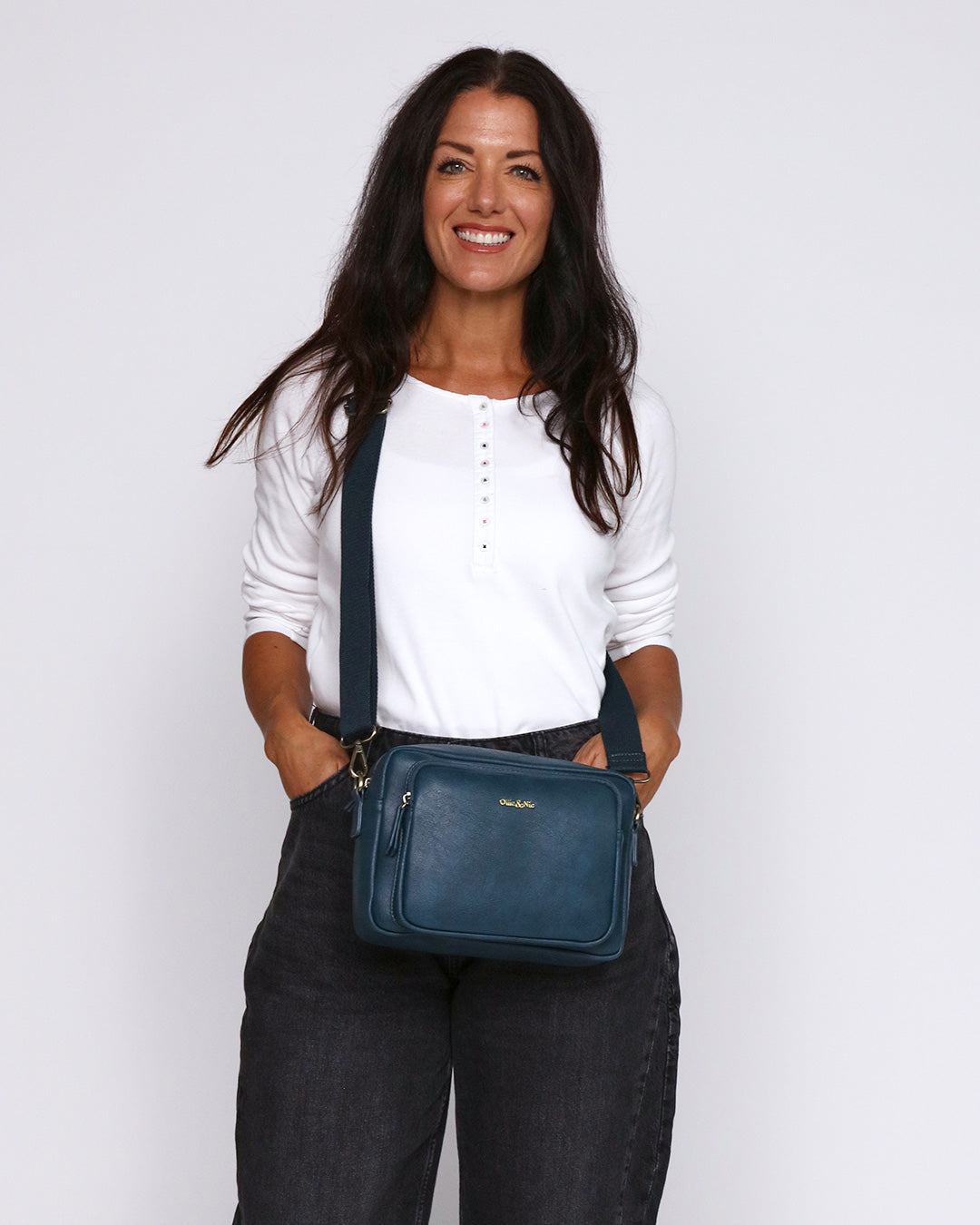 Bertie Maxi Crossbody - Teal